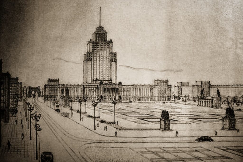 Pałac Kultury i Nauki we Wrocławiu [Siostry Stalina]